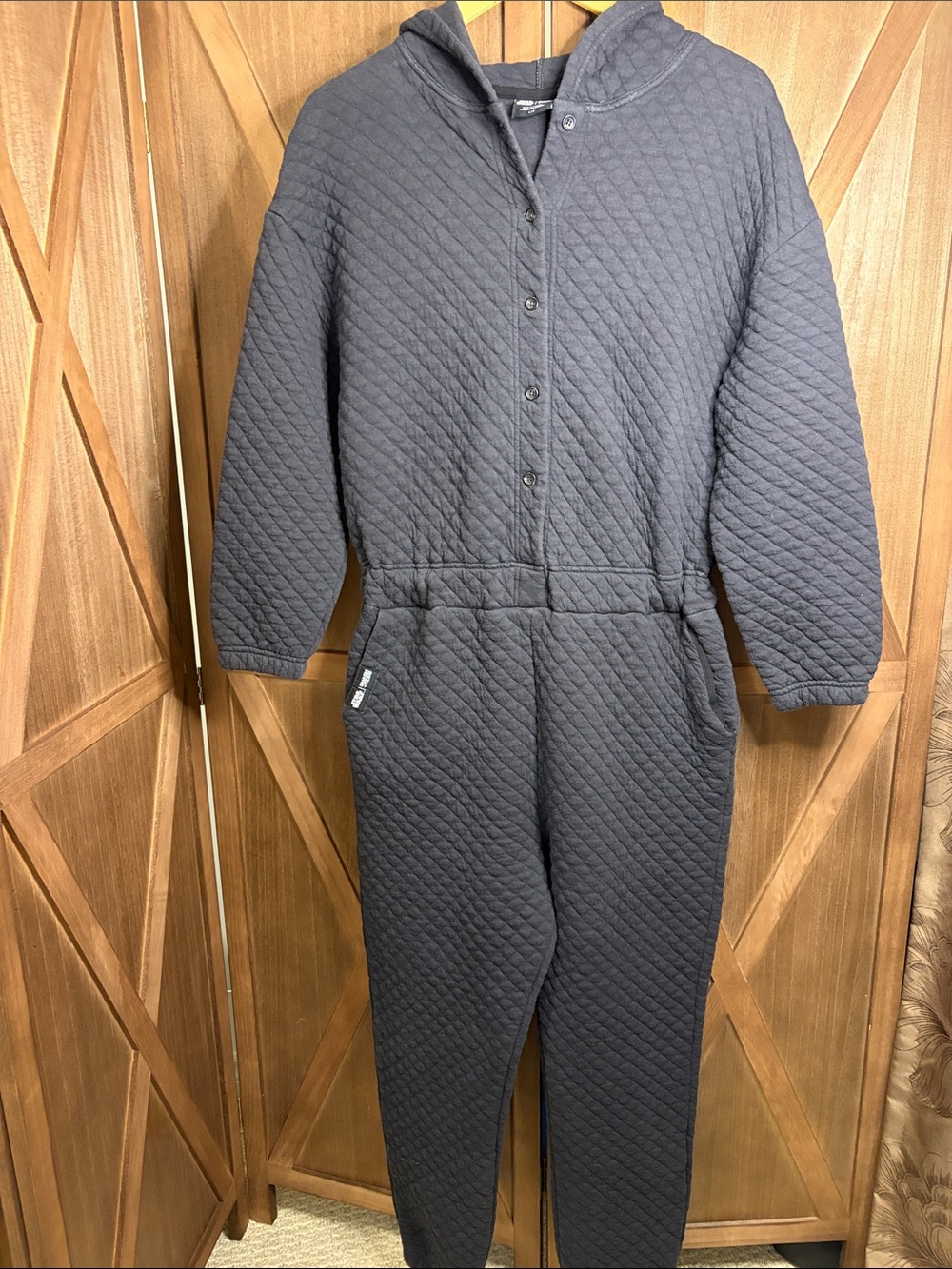🇨🇦SMASH + TESS Star Wars Quilted Hooded Jumpsuit Romper SIZE LARGE